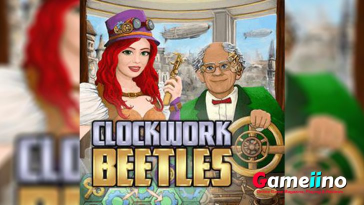 Clockwork Beetles Teaser In this addictive Steampunk Match3 game your task is to repair as many beetles as possible within the given time - image - Gameiino
