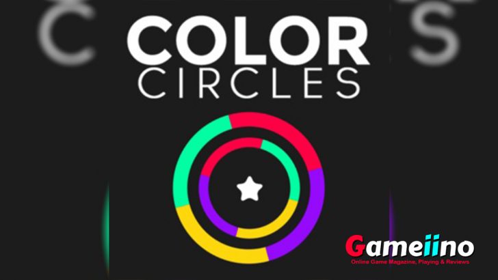 Color Circles_Teaser Highly addictive! Tap to guide the ball carefully through the obstacles in this challenging skill game - image - Gameiino.com