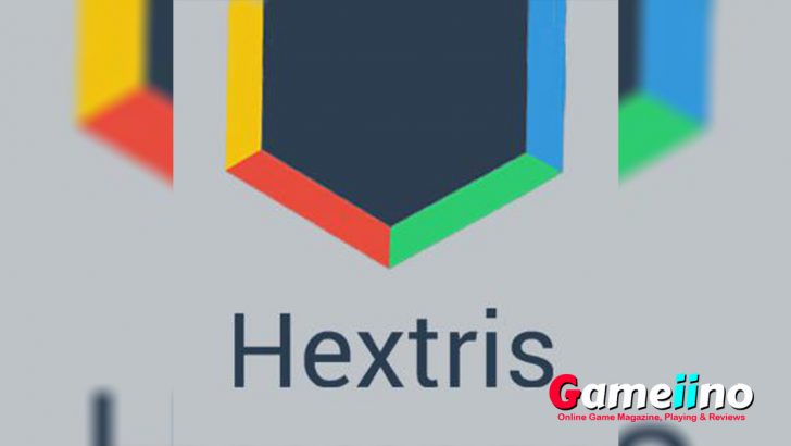 Hextris Teaser HEXTRIS is a fast paced puzzle game inspired by Tetris. Blocks start on the edges of the screen, and fall towards the inner blue hexagon - image - Gameiino.com