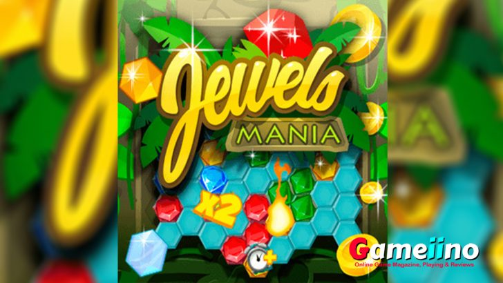 Jewels Mania Teaser Rotate the hexagonal shapes and drag them onto the field. Match at least 3 jewels in a line to explode and remove them - image - Gameiino.com
