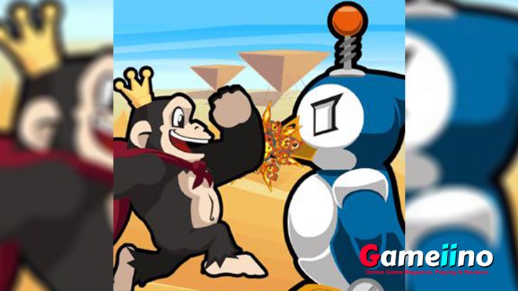 Kiba Kumba is two little apes who leave in the jungle. Enjoy the amazing action game adventure with them in the jungle fight and play the fighting game - image - Gameiino.com