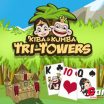 Kk Tri Towers Teaser Join the two monkeys on a fun solitaire adventure and discover their castle hidden in the jungle! - image - Gameiino