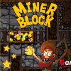 Miner Block To beat the challenging puzzle game “Miner Block” you have to move the wagon full of gold out of a mine filled with obstacles - image - Gameiino.com