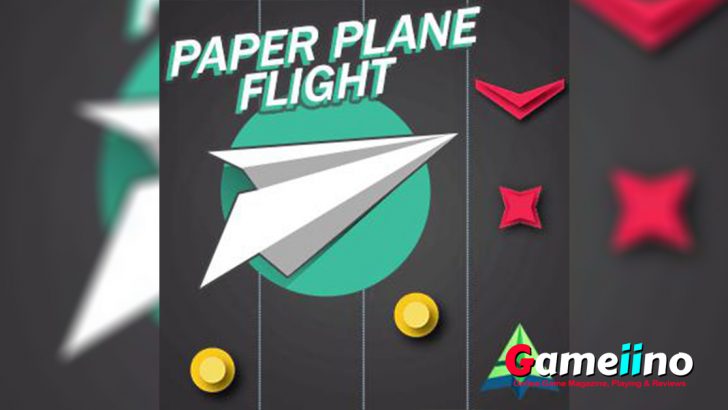 Paper Plane Flight Teaser In this addicting arcade game you take control of a paper plane - image - Gameiino.com