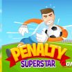 Penalty Superstar Teaser Are you ready to become a soccer superstar? Battle your way through 3 different leagues in this fun penalty sports game and try to win the trophies in the finals - image - Gameiino.com