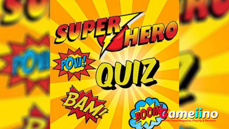 Super hero Quiz Teaser After Cartoon Quiz and Soccer Star Quiz, our new Superhero Quiz is a fun quizzing game - image - Gameiino.com